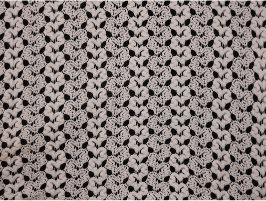 Crochet Lace Fabric - cream