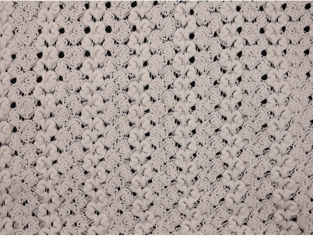 Crochet Lace Fabric - cream