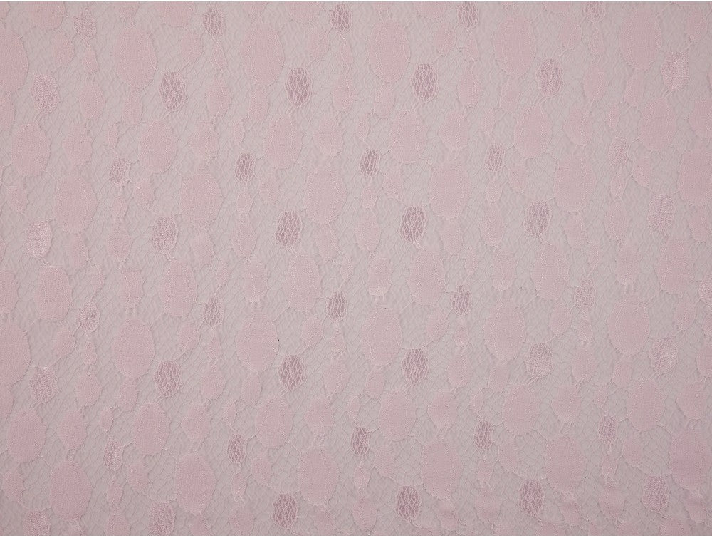 Lace Fabric - Baby pink