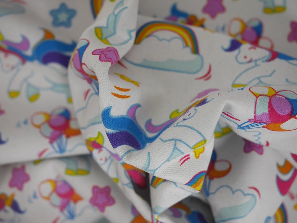 Canvas Fabric - Unicorn Dream