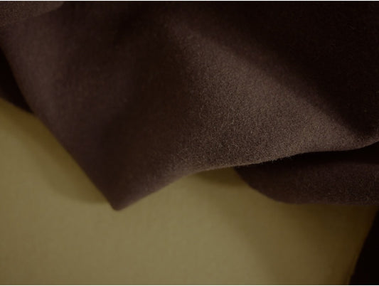 Reversible Wool Coating - Brown/Beige