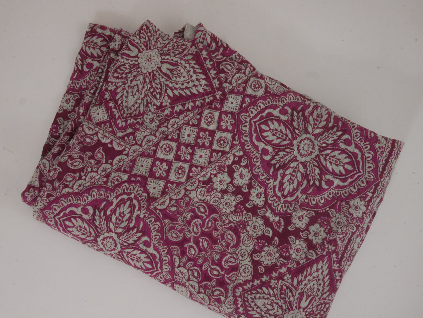 Printed Viscose Jersey Fabric - Abstract Persian 1 Metre Remnant