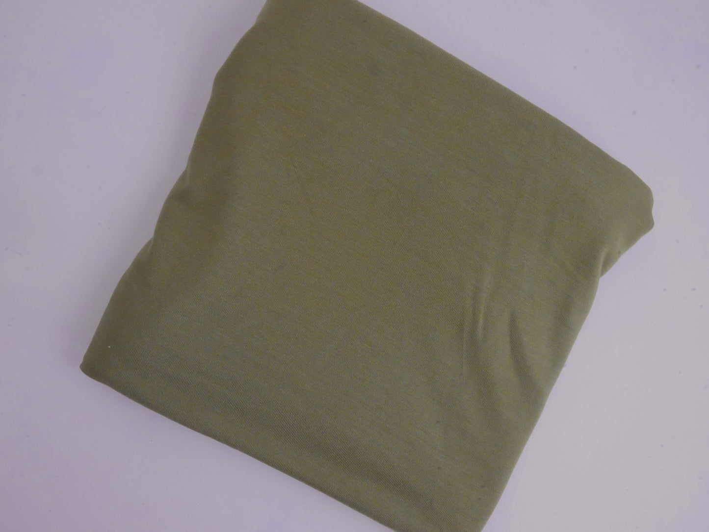 ORGANIC Cotton Single Jersey - Khaki 0.40 Metre Remnant