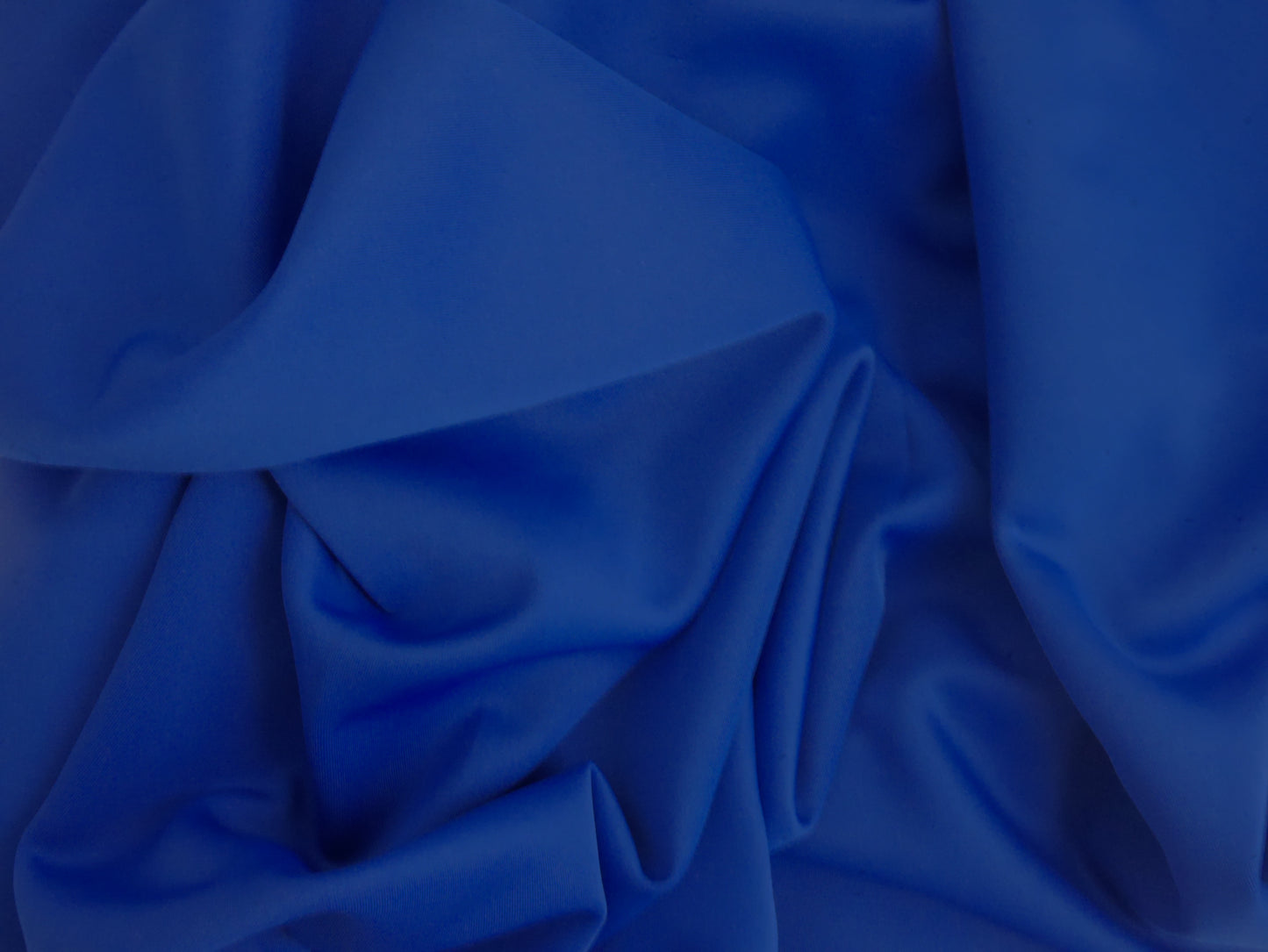 Double Jersey Scuba - Blue 1 Metre Remnant