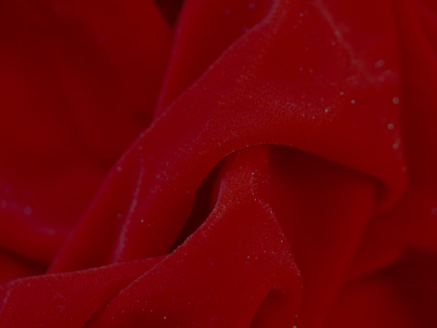 Polyester Velvet - Ruby Sparkle 1.85 Remnant