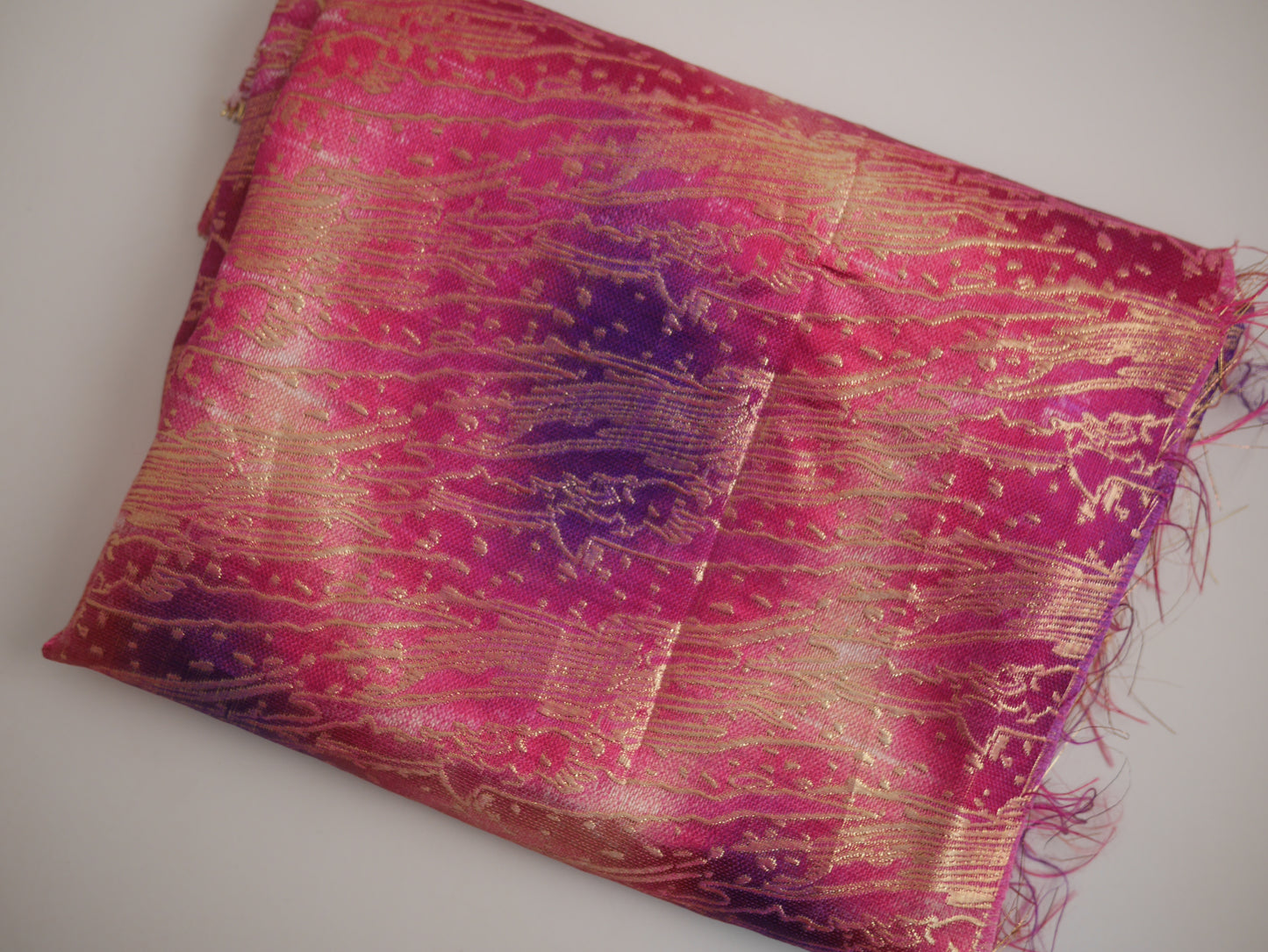 Woven Jacquard Mix - Pink Sunset 2.35 Metre Remnant