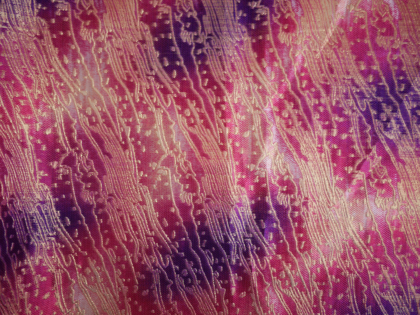 Woven Jacquard Mix - Pink Sunset 2.35 Metre Remnant