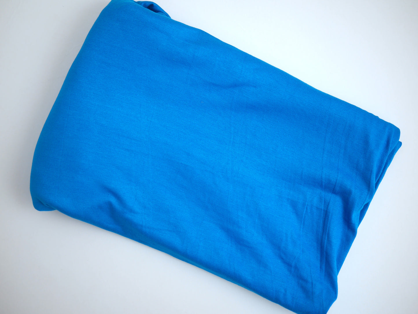 ORGANIC Cotton Single Jersey - Blue 0.90 Metre Remnant