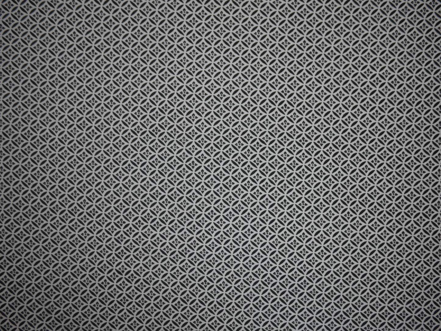 Viscose Jersey - Black and White Geometric 0.90 Metre Remnant