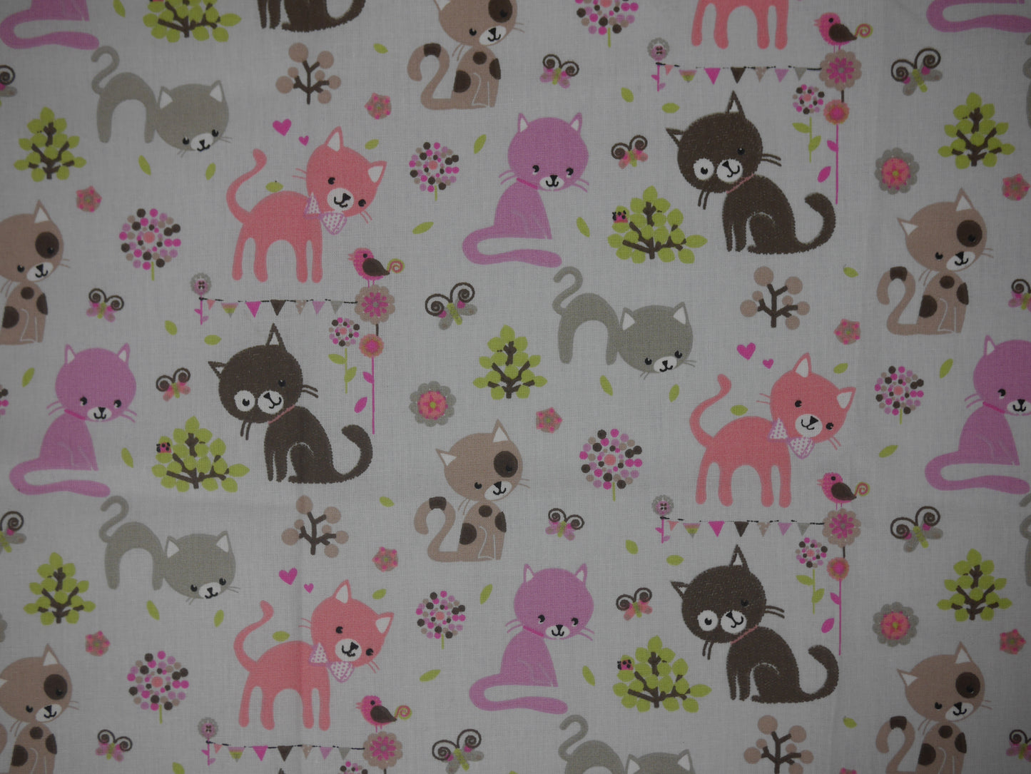 Kitty Print Cotton Poplin 0.55 Metre Remnant