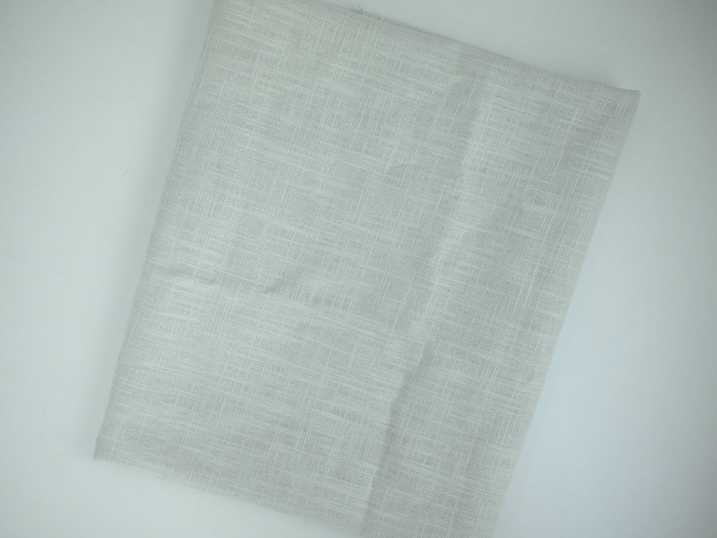 Linen Fabric - Silver 0.45 Metre Remnant