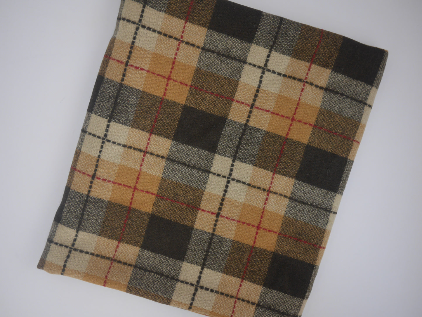 Wool Coating - Plaid 0.70 Metre Remnant