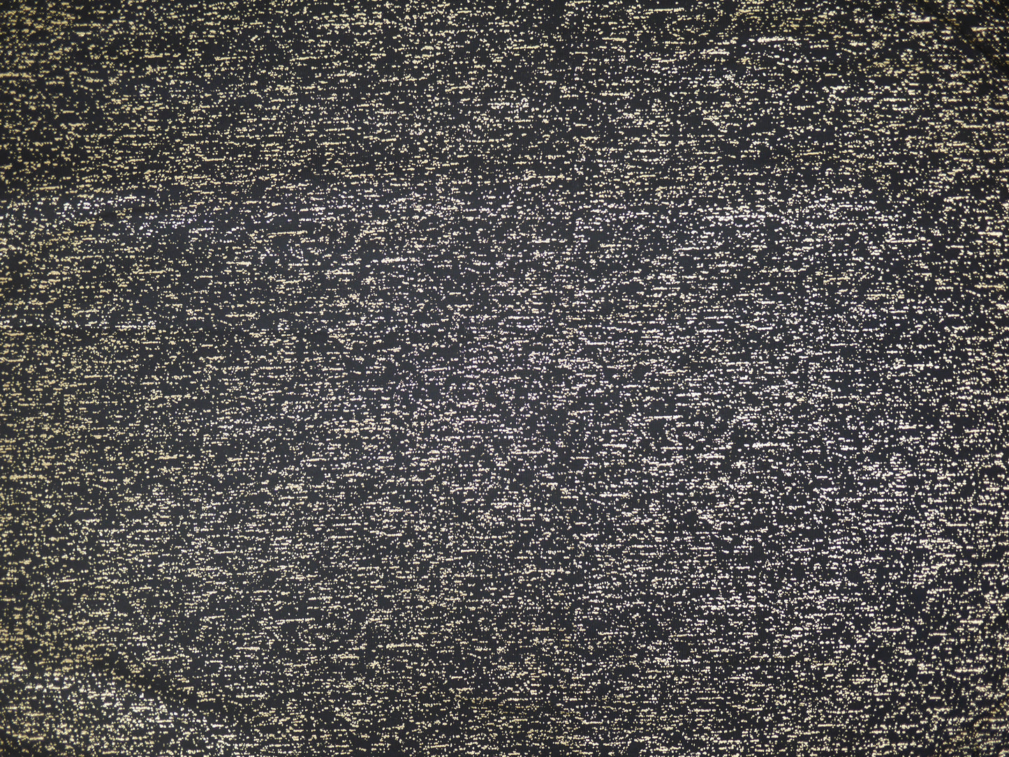 Viscose Jersey - Gold on Black 0.60 Metre Remnant