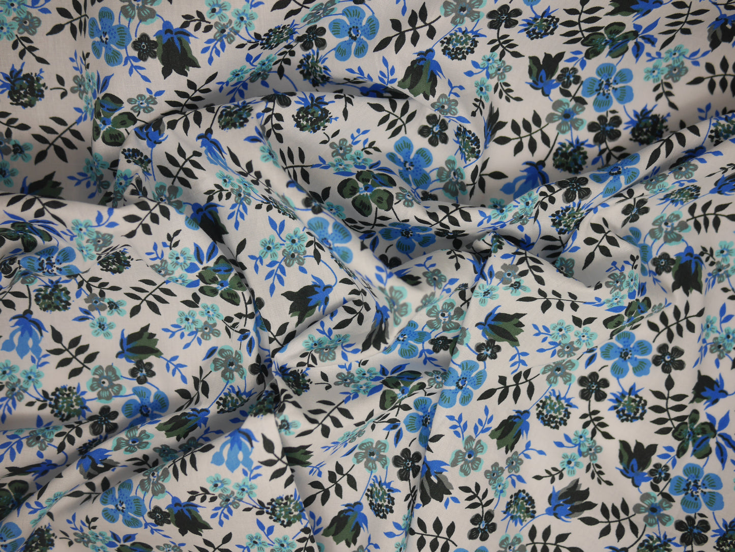 Printed Cotton Poplin - Forest Flowers