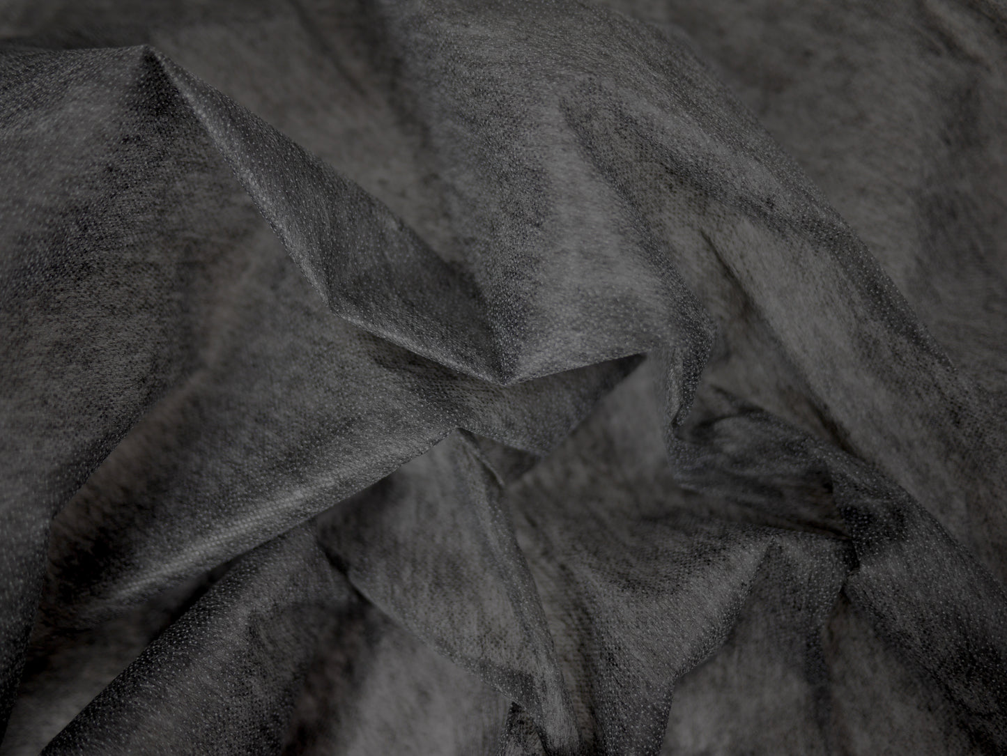 150cm Wide Vilene Easy Iron-On Soft Interfacing - charcoal Grey