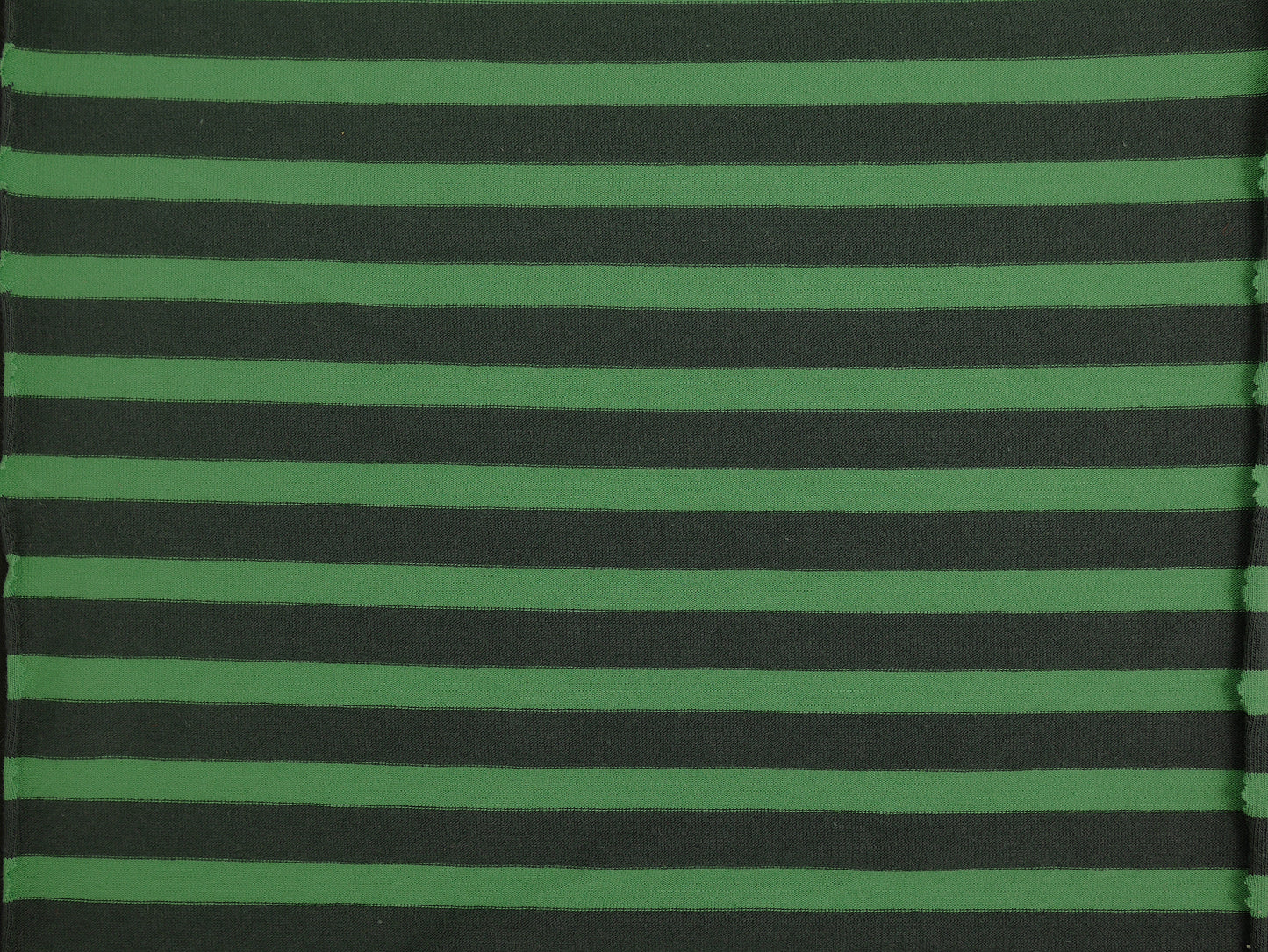 Single Organic Cotton Jersey - Green Stripe