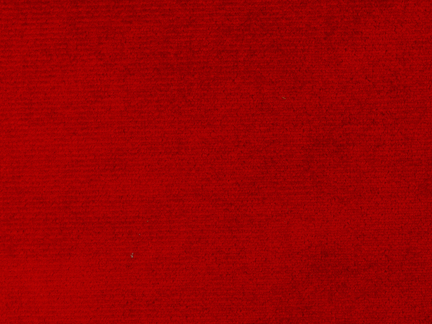 Ruby Red Velour - 2.5 Metre Remnant