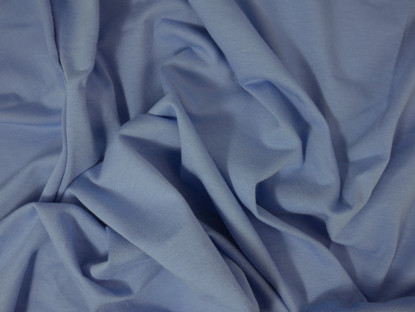Single Cotton Jersey - Sky Blue 0.75 Metre FAULTY Remnant