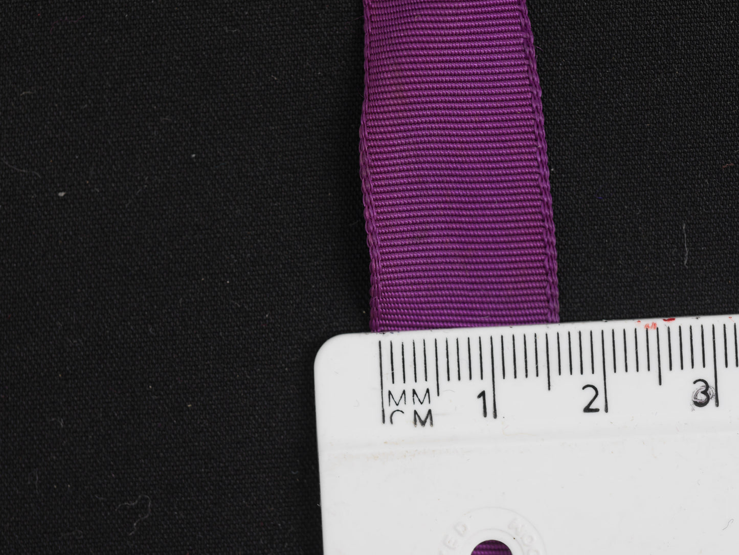 16mm Purple Ribbon (Sun Damaged-as seen in pictures)