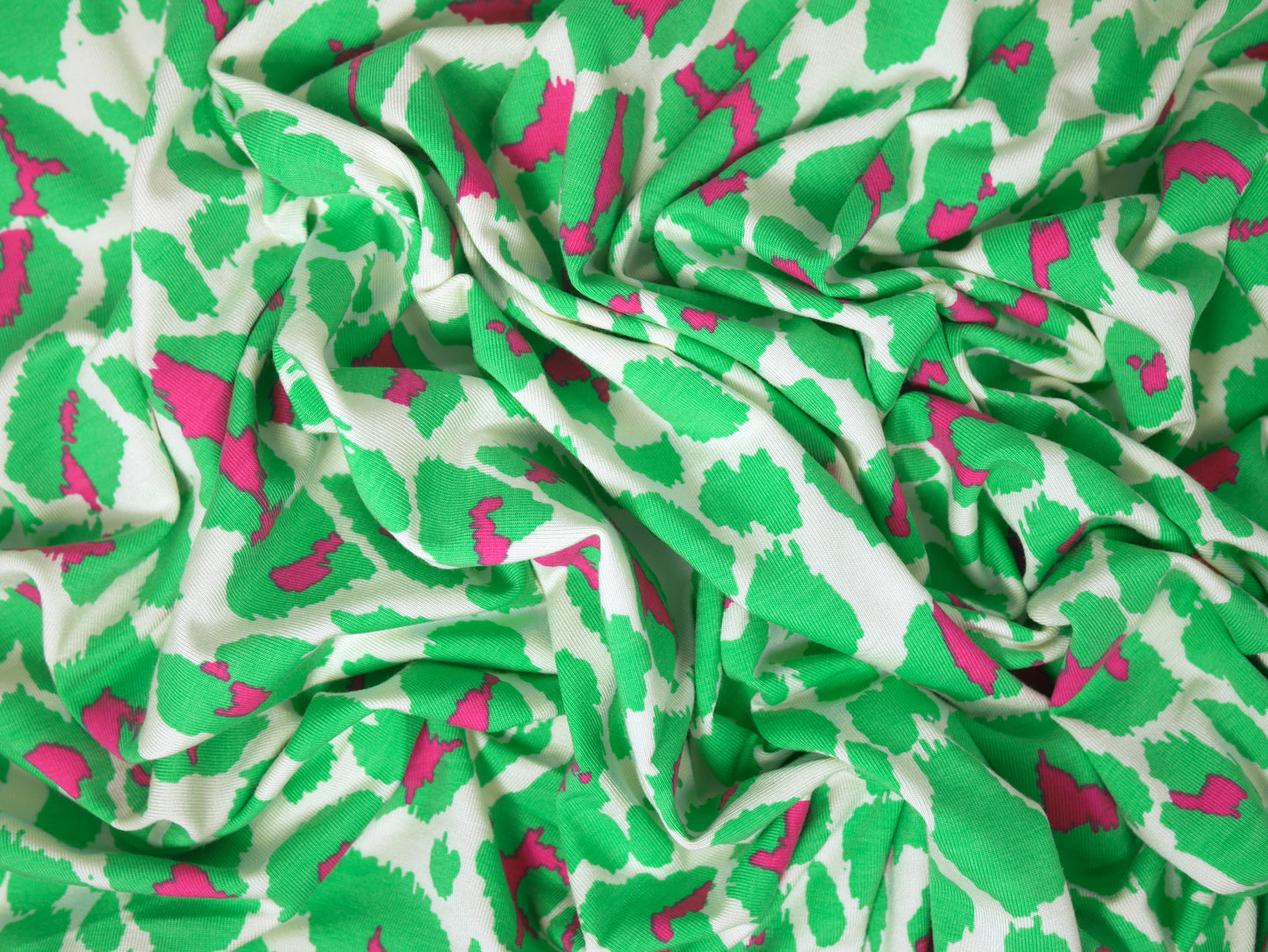 Micro Modal Single Jersey - Leopard Print