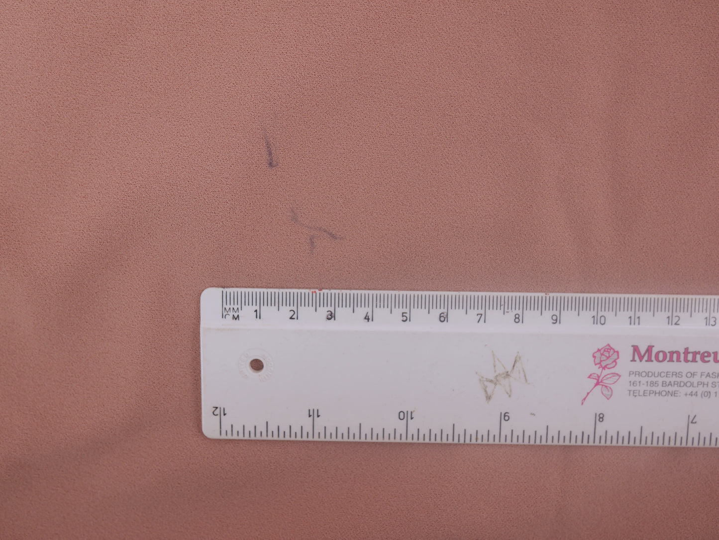 Scuba Crepe - Blush Pink 1.55 Metre Remnant