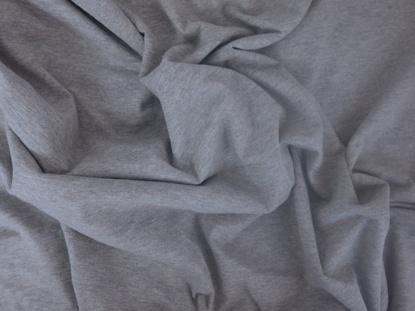 Single Cotton jersey - Grey 0.60 metre Remnant