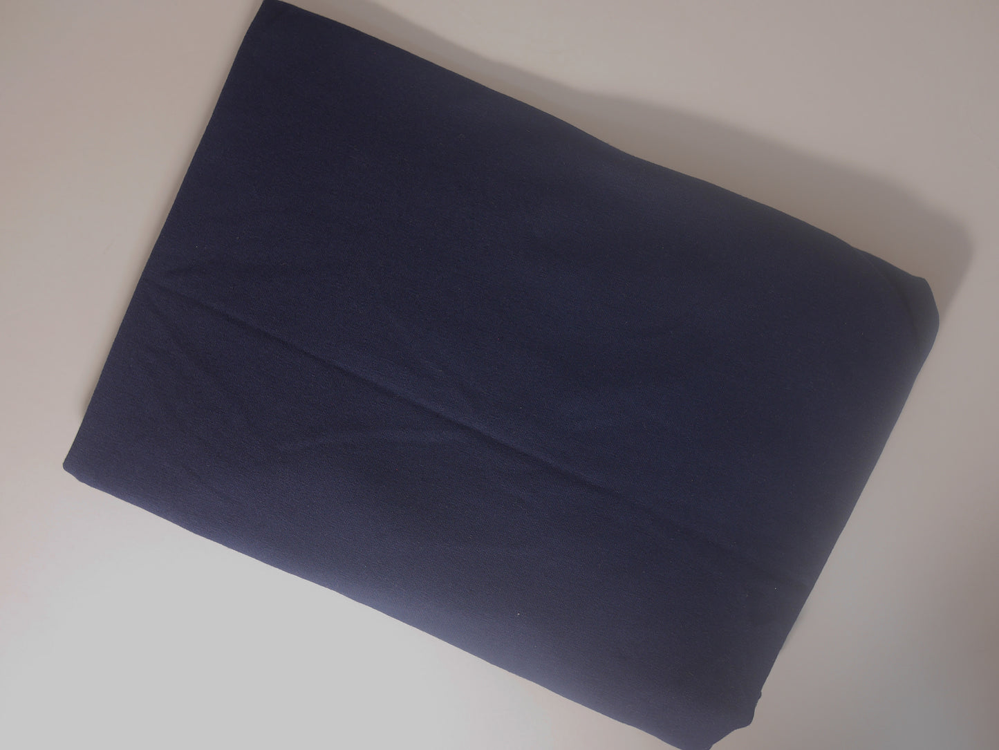 Single Cotton Jersey - Navy 0.60 metre Remnant