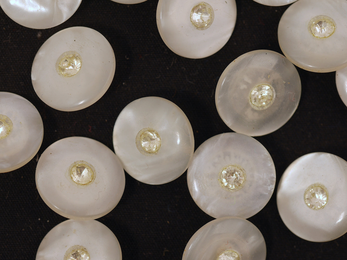 17mm Pearl Effect Shank Button
