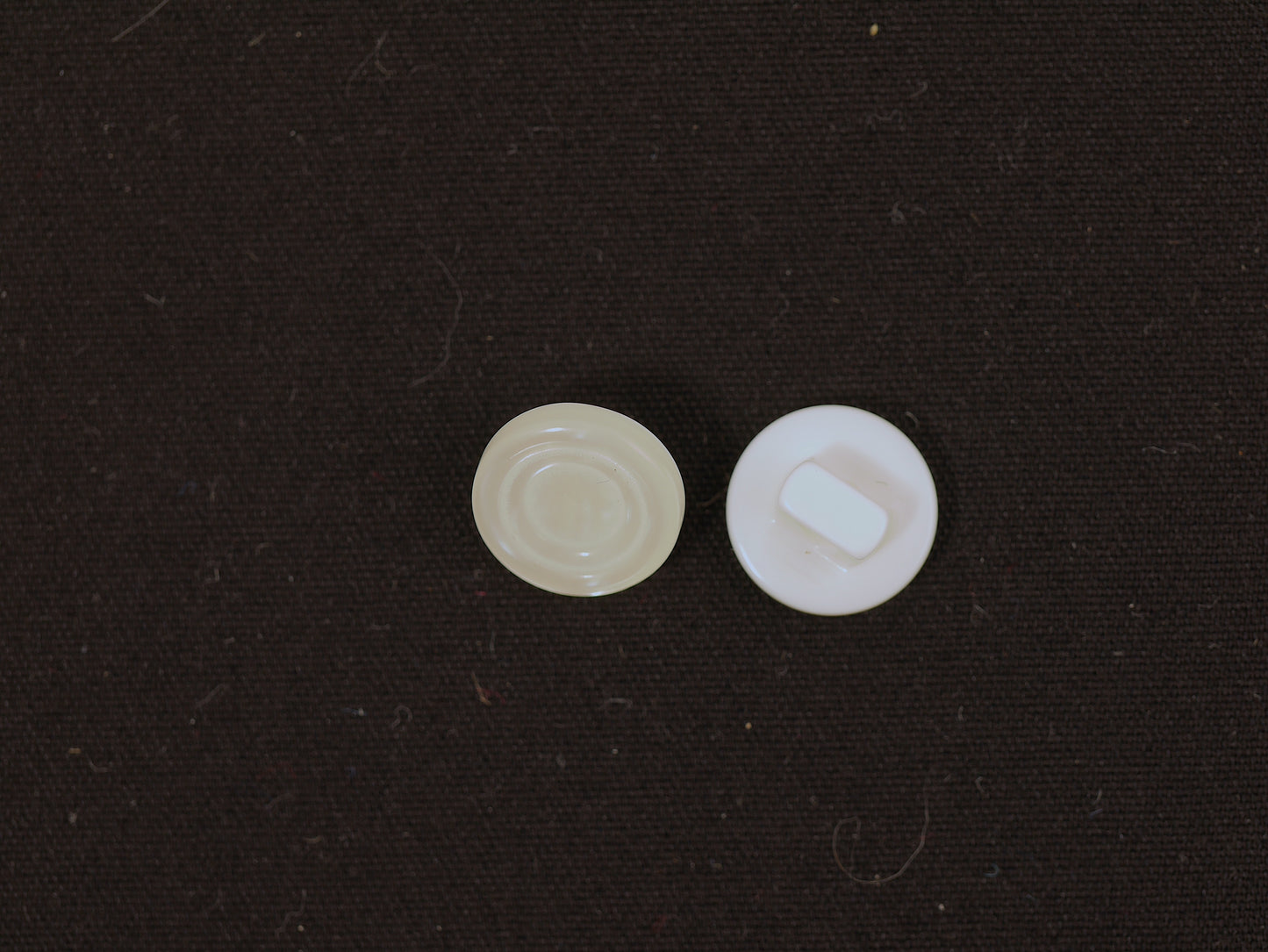 11mm Ivory Iridescent Shank Button