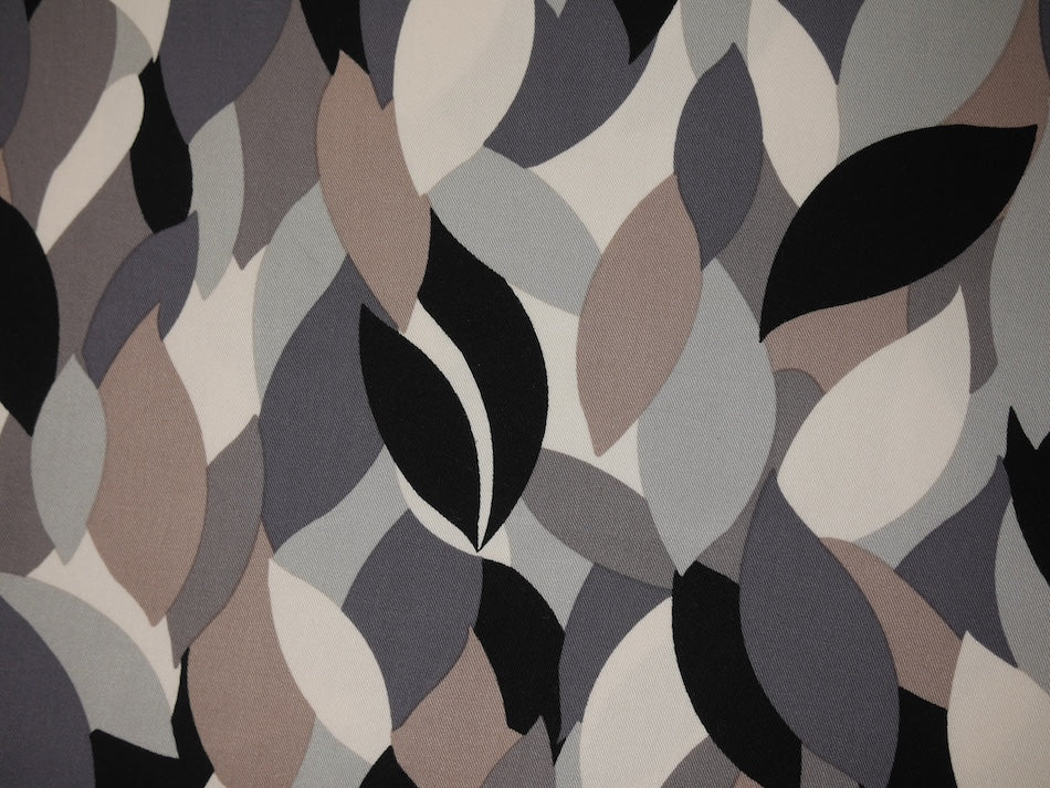 Viscose Twill Print Leaves