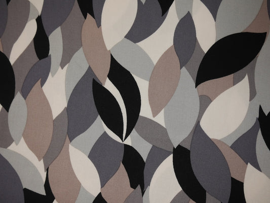 Viscose Twill Print Leaves