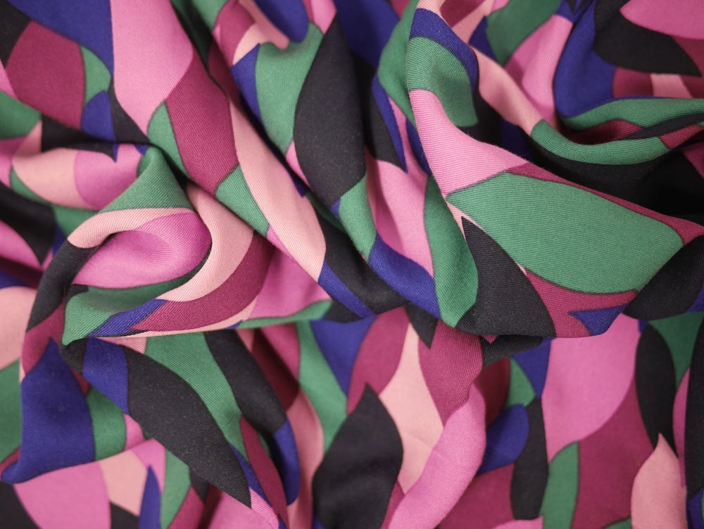 Viscose Twill Print Leaves