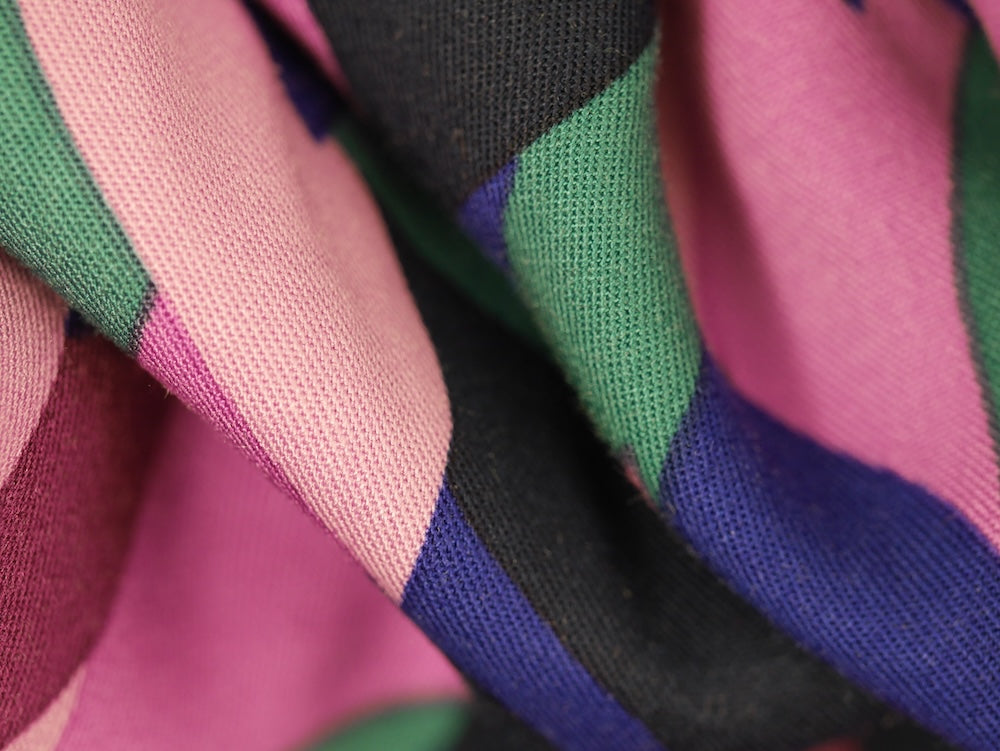 Viscose Twill Print Leaves