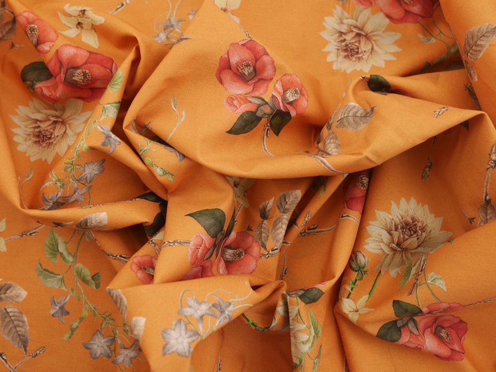 Printed Cotton Lawn - Garden of Eden