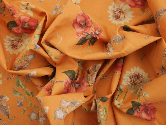Printed Cotton Lawn - Garden of Eden