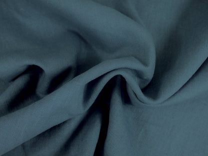Linen Fabric - Denim 0.80 Metre Remnant