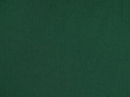 Plain Cotton Poplin - Forest Green 0.45 Metre Remnant