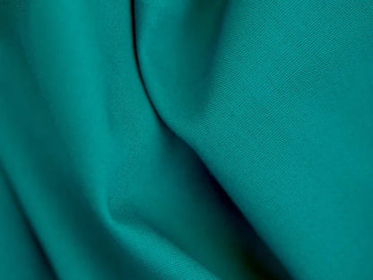 Plain Cotton Poplin - Turquoise 0.70 Metre Remnant