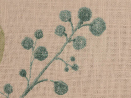 Cotton Linen Fabric - Ruscus Blue 0.85 Metre Remnant
