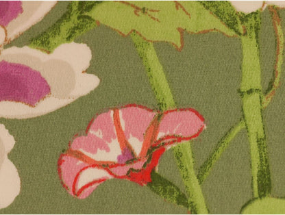 Polycotton Satin - Morgane Green 1.25 Metre Remnant