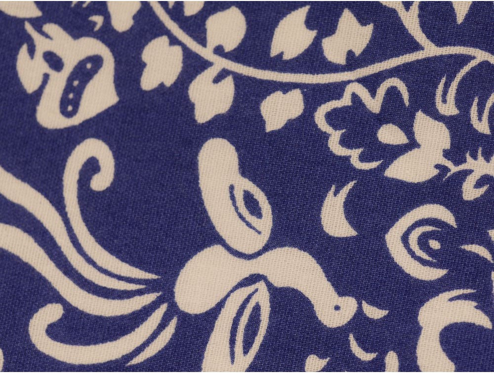 Printed Cotton Poplin - Vintage White floral