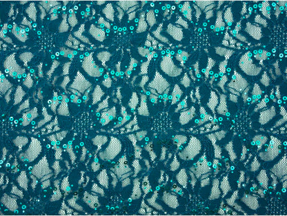 Sequinned Lace Fabric