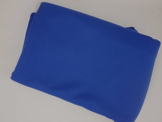 Double Jersey Scuba - Blue 1 Metre Remnant