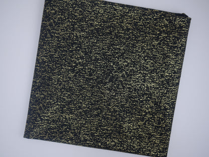 Viscose Jersey - Gold on Black 0.60 Metre Remnant