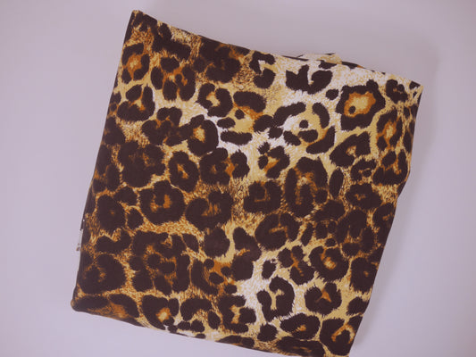 Printed Viscose Jersey - Animal Print 2.5 Metre Remnant