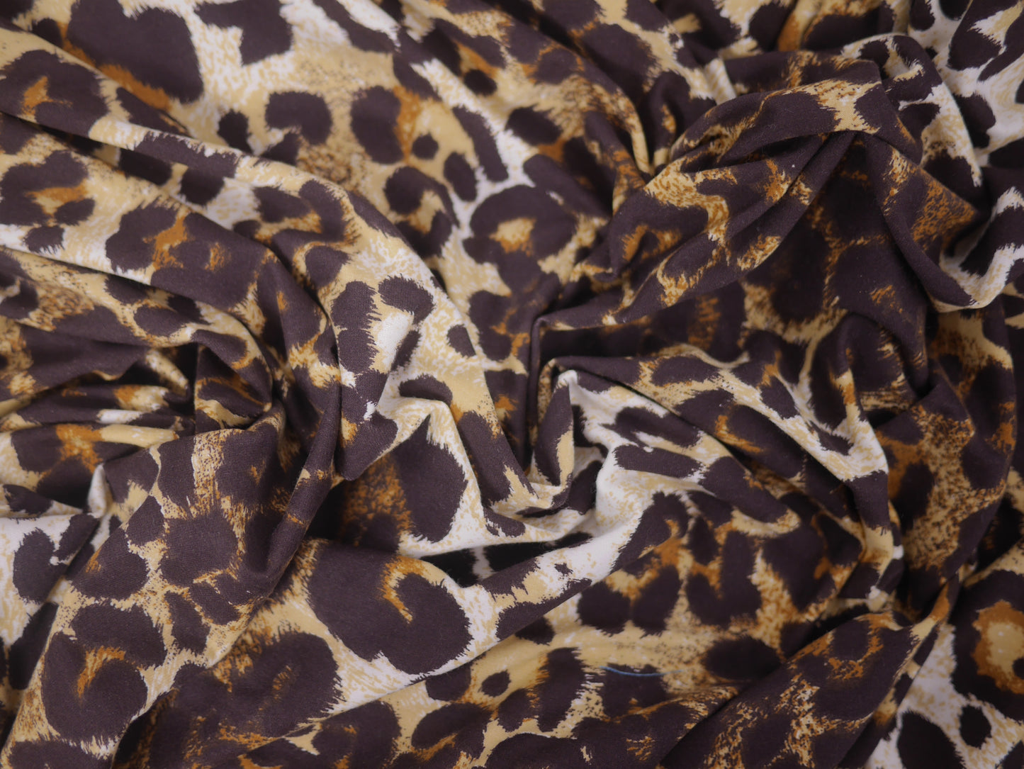Printed Viscose Jersey - Animal Print 2.5 Metre Remnant