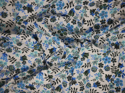 Printed Cotton Poplin - Forest Flowers