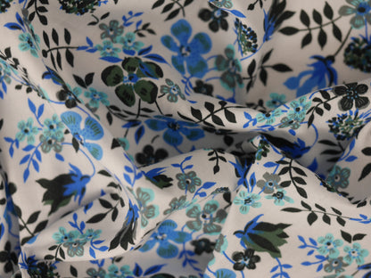 Printed Cotton Poplin - Forest Flowers