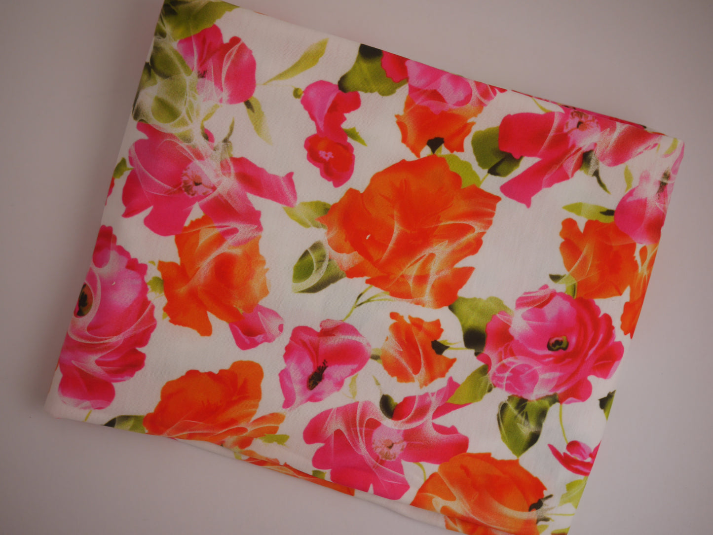 Spun Polyester - Bright Floral 1.70 Metre Remnant