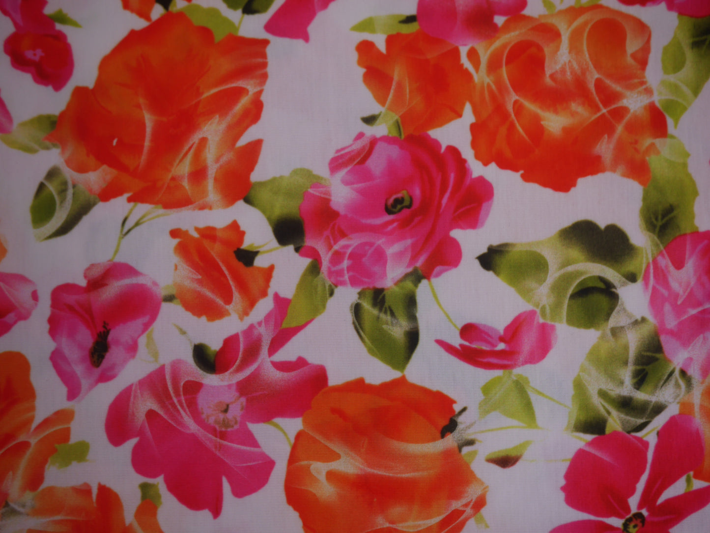 Spun Polyester - Bright Floral 1.70 Metre Remnant